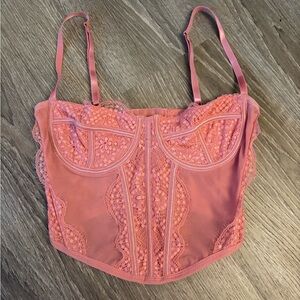 Pacsun pink corset